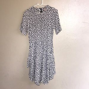 H&M women polka dot maxi dress